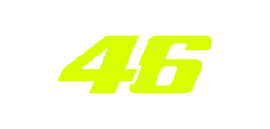 Logo in giallo riportante il numero 46, simbolo di Valentino Rossi